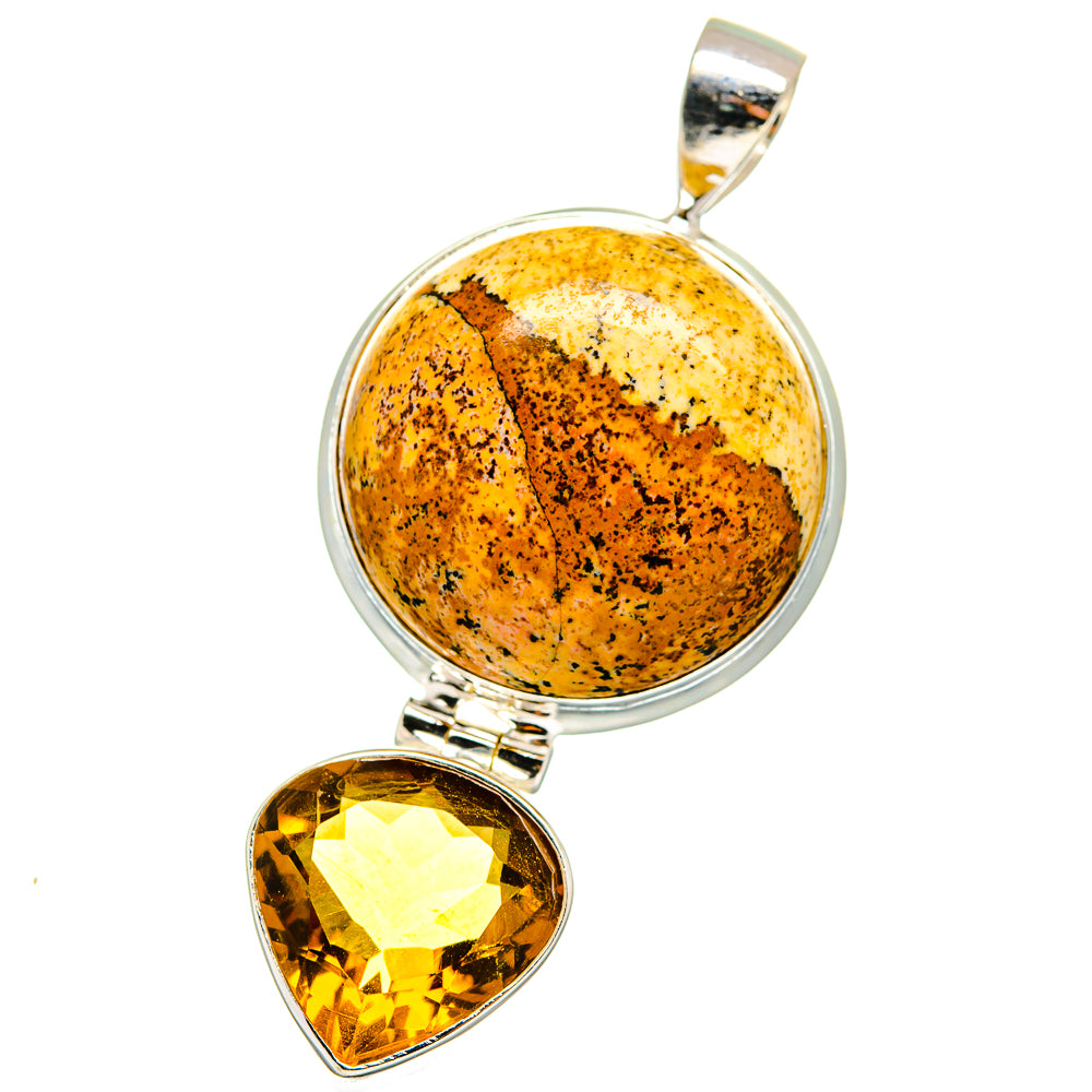 Picture Jasper Pendants handcrafted by Ana Silver Co - PD13919
