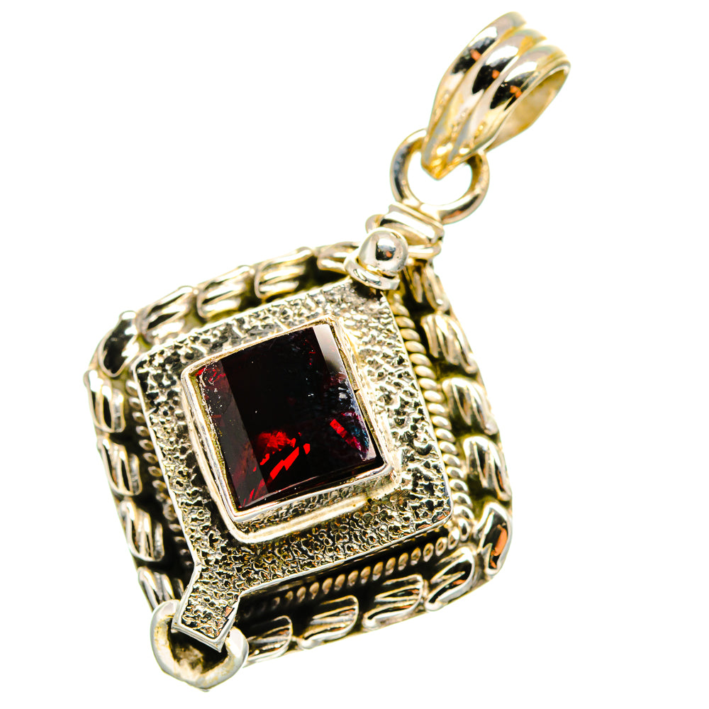 Garnet Pendants handcrafted by Ana Silver Co - PD13926