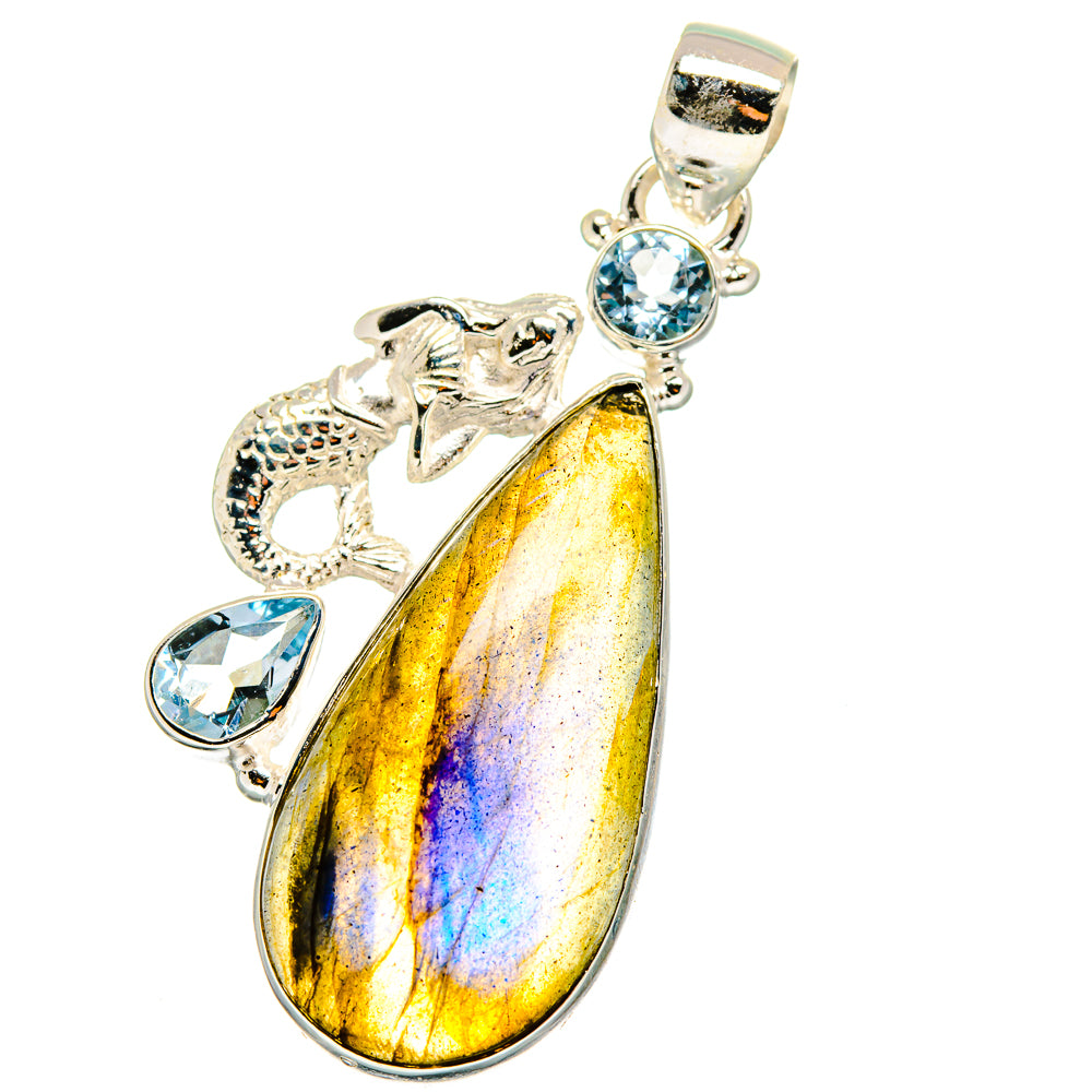 Labradorite Pendants handcrafted by Ana Silver Co - PD13935