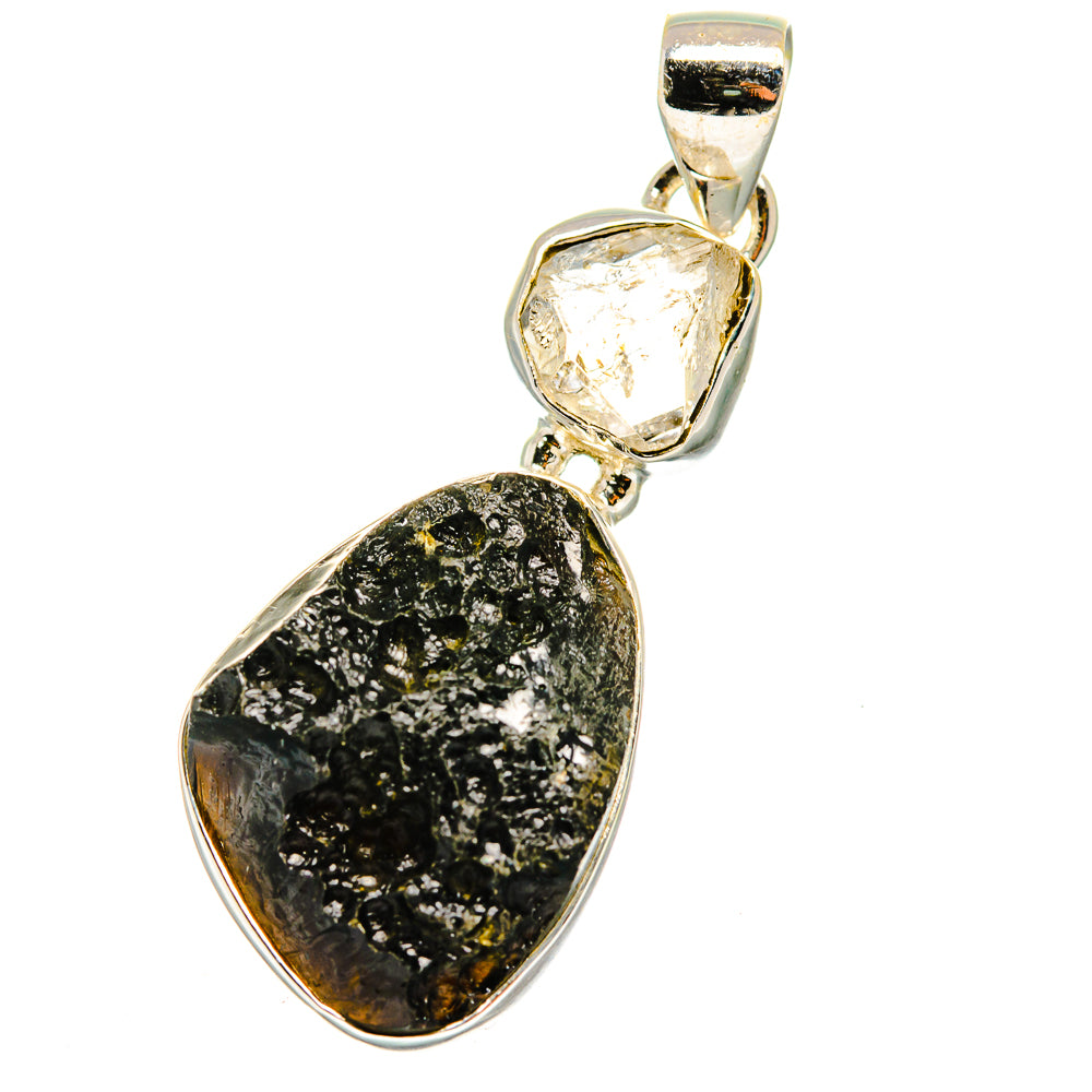 Tektite Pendants handcrafted by Ana Silver Co - PD13942
