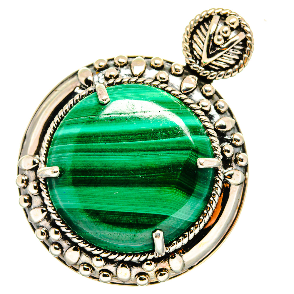 Malachite Pendants handcrafted by Ana Silver Co - PD13953