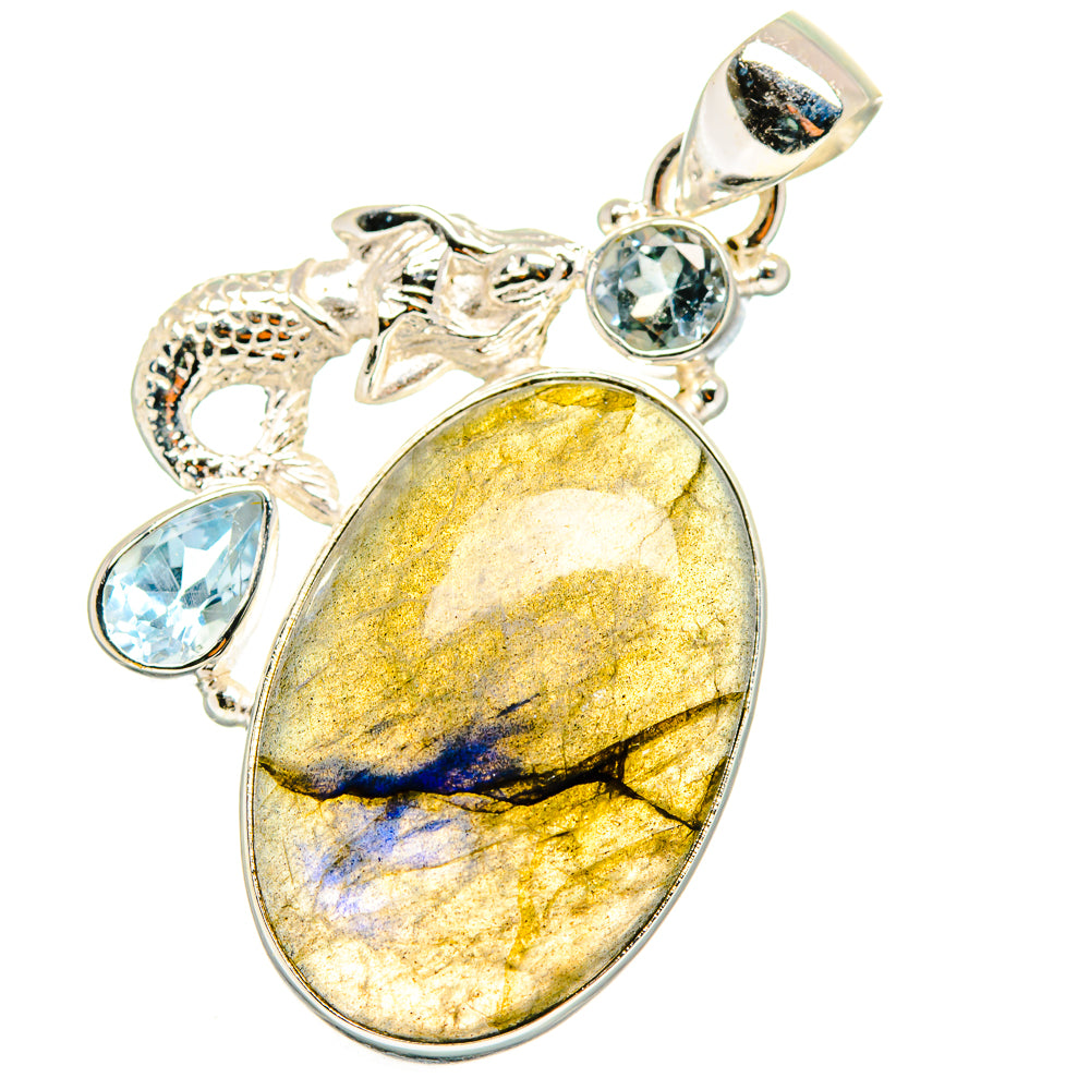 Labradorite Pendants handcrafted by Ana Silver Co - PD13957