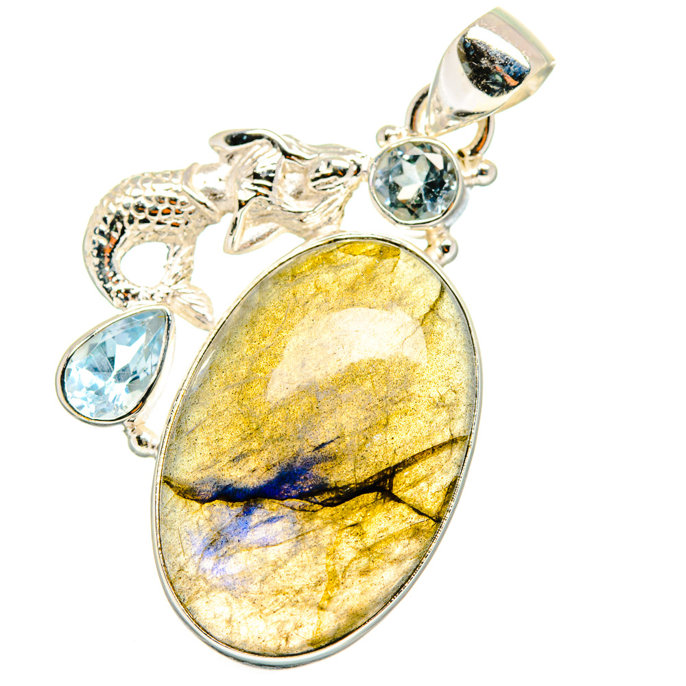 Labradorite Pendants handcrafted by Ana Silver Co - PD13957