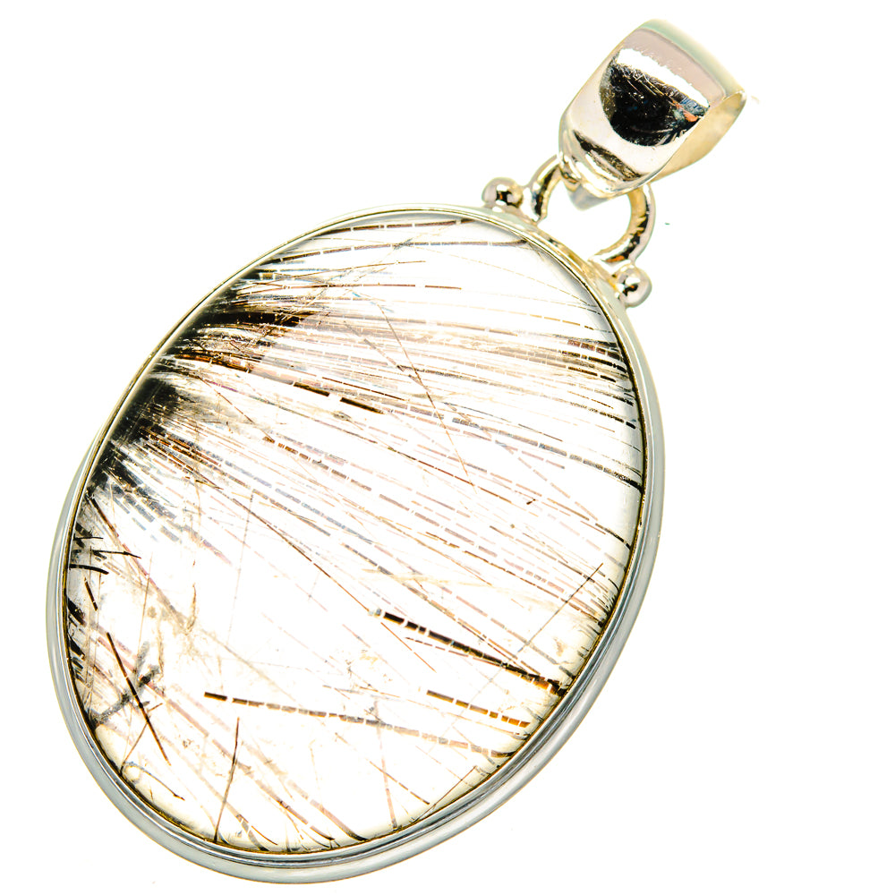 Tourmalinated Quartz Pendants handcrafted by Ana Silver Co - PD13992