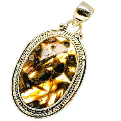 Turkish Tube Agate Pendants handcrafted by Ana Silver Co - PD14004 - Photo 2