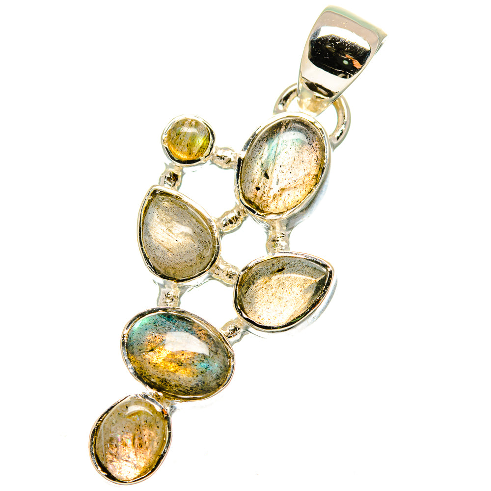 Labradorite Pendants handcrafted by Ana Silver Co - PD14009