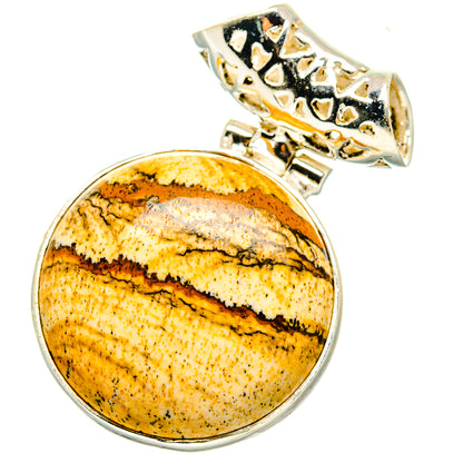 Picture Jasper Pendants handcrafted by Ana Silver Co - PD14016