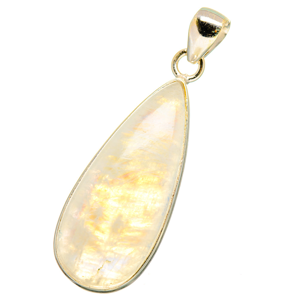 Rainbow Moonstone Pendants handcrafted by Ana Silver Co - PD14019