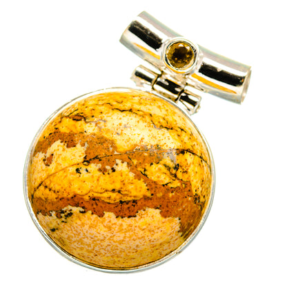 Picture Jasper Pendants handcrafted by Ana Silver Co - PD14021