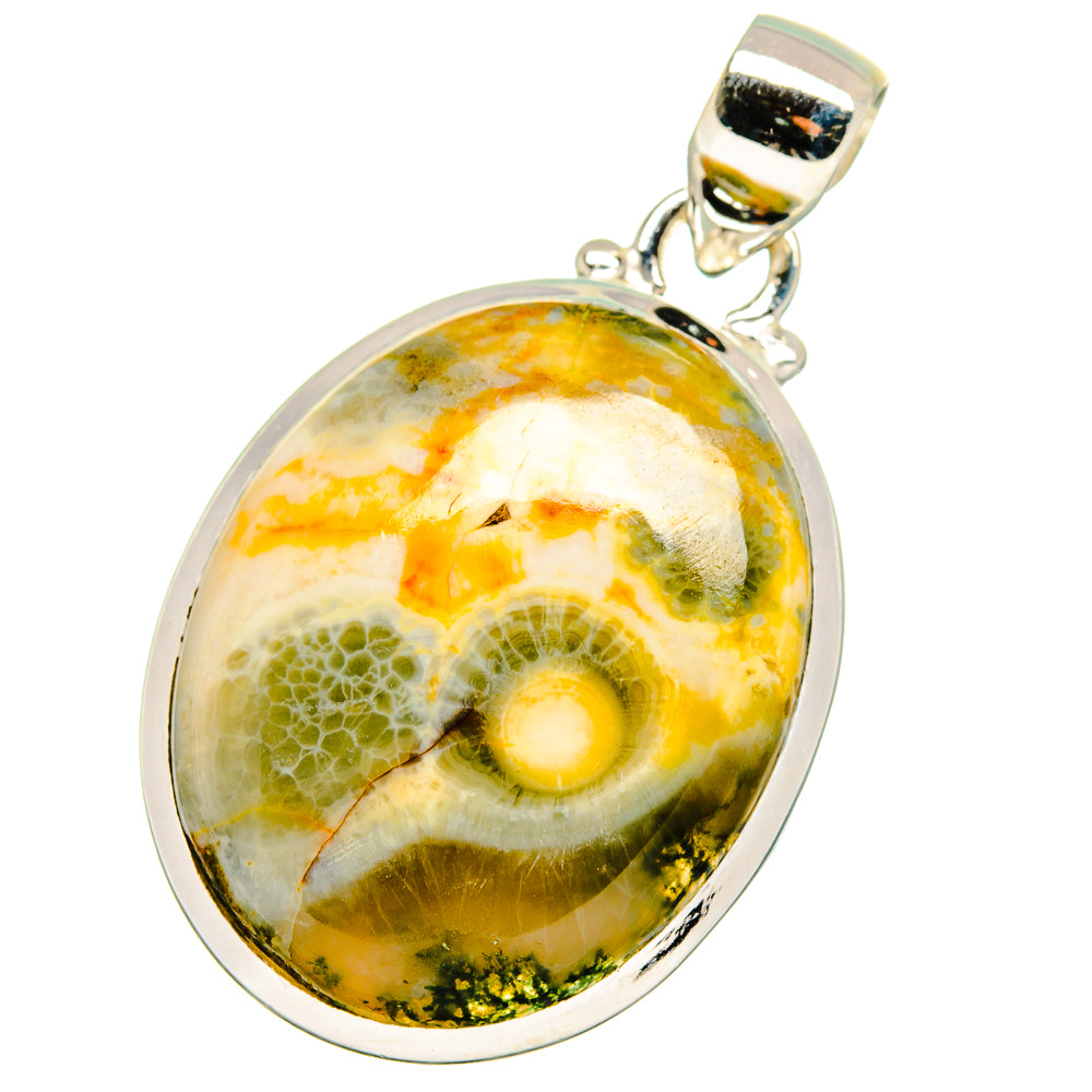Ocean Jasper Pendants handcrafted by Ana Silver Co - PD14028