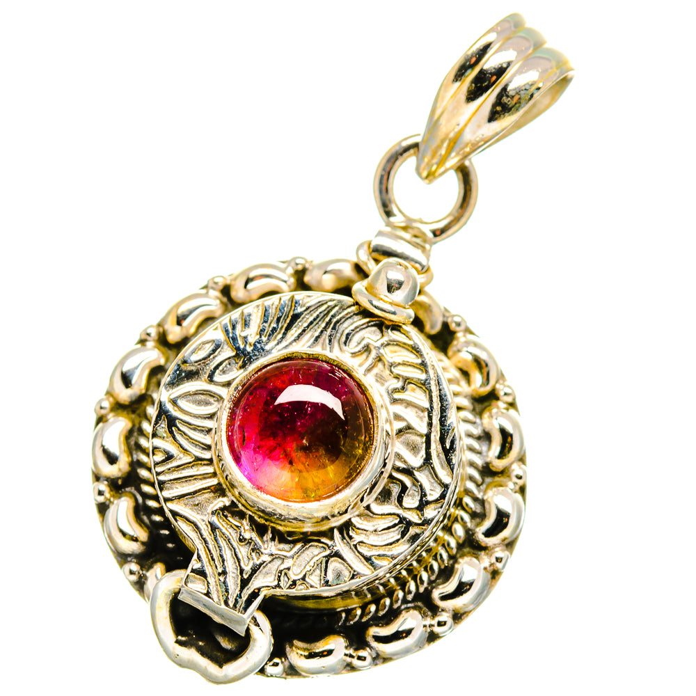 Watermelon Tourmaline Pendants handcrafted by Ana Silver Co - PD14033