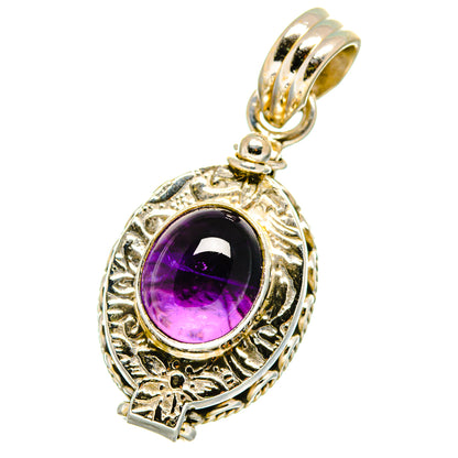 Amethyst Pendants handcrafted by Ana Silver Co - PD14048