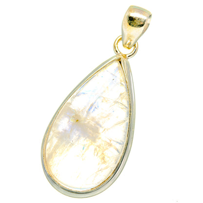 Rainbow Moonstone Pendants handcrafted by Ana Silver Co - PD14064