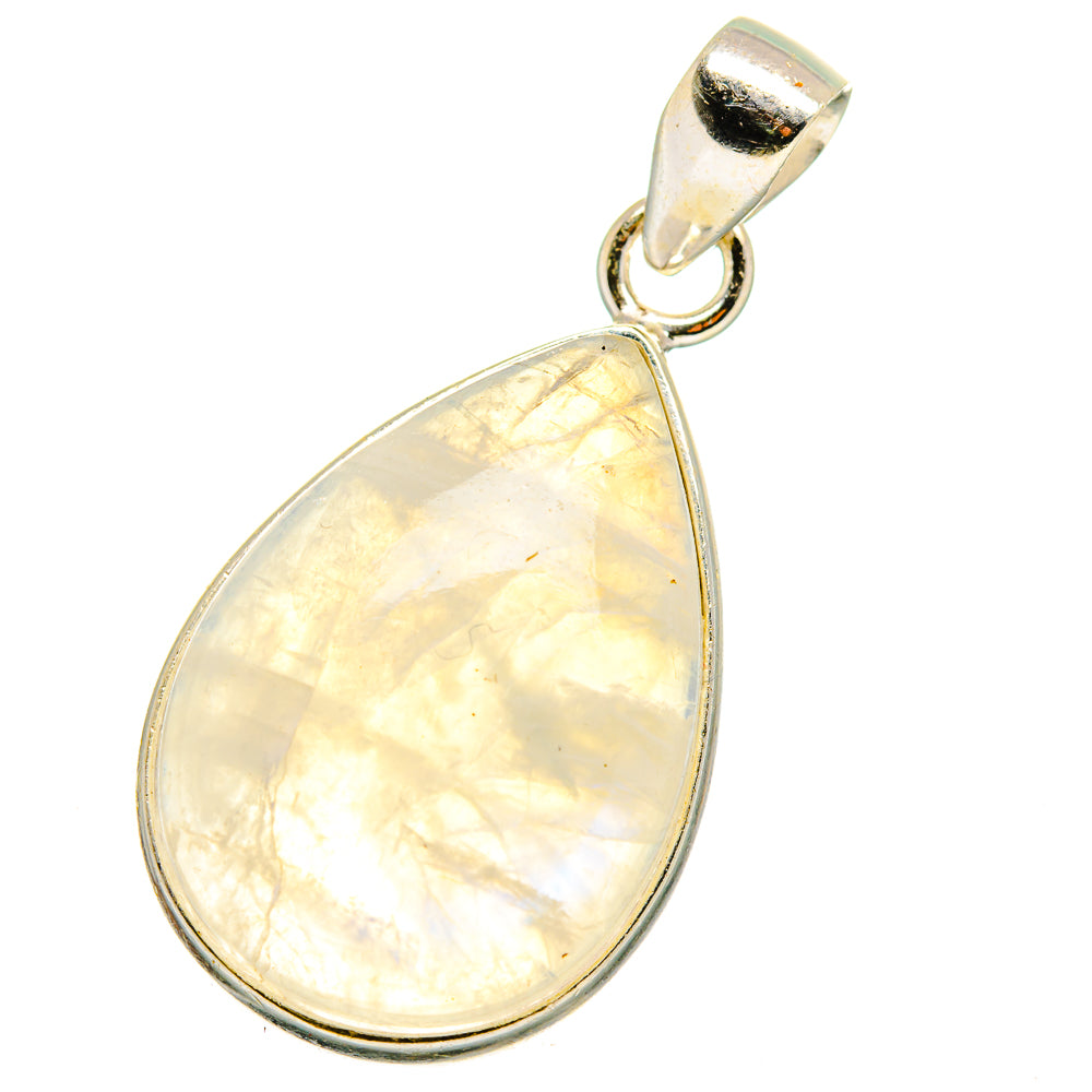 Rainbow Moonstone Pendants handcrafted by Ana Silver Co - PD14066
