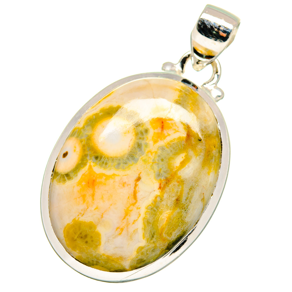 Ocean Jasper Pendants handcrafted by Ana Silver Co - PD14072