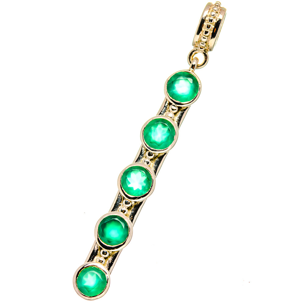 Green Onyx Pendants handcrafted by Ana Silver Co - PD14092
