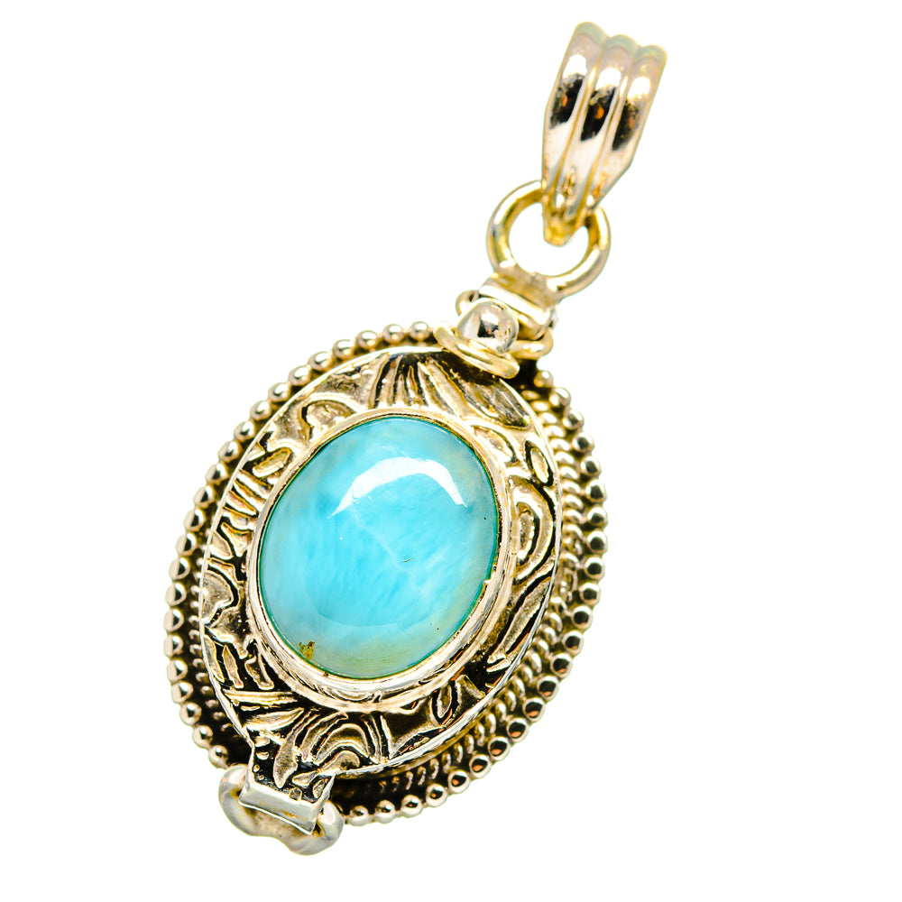 Larimar Pendants handcrafted by Ana Silver Co - PD14093