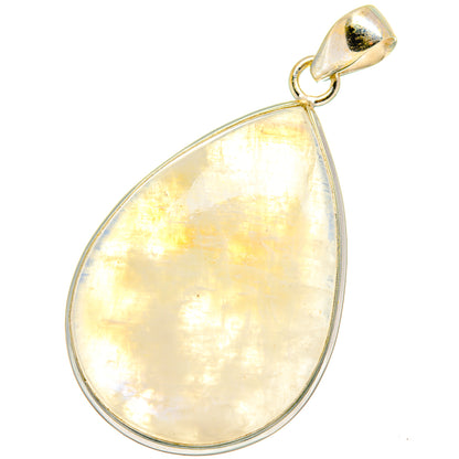 Rainbow Moonstone Pendants handcrafted by Ana Silver Co - PD14097