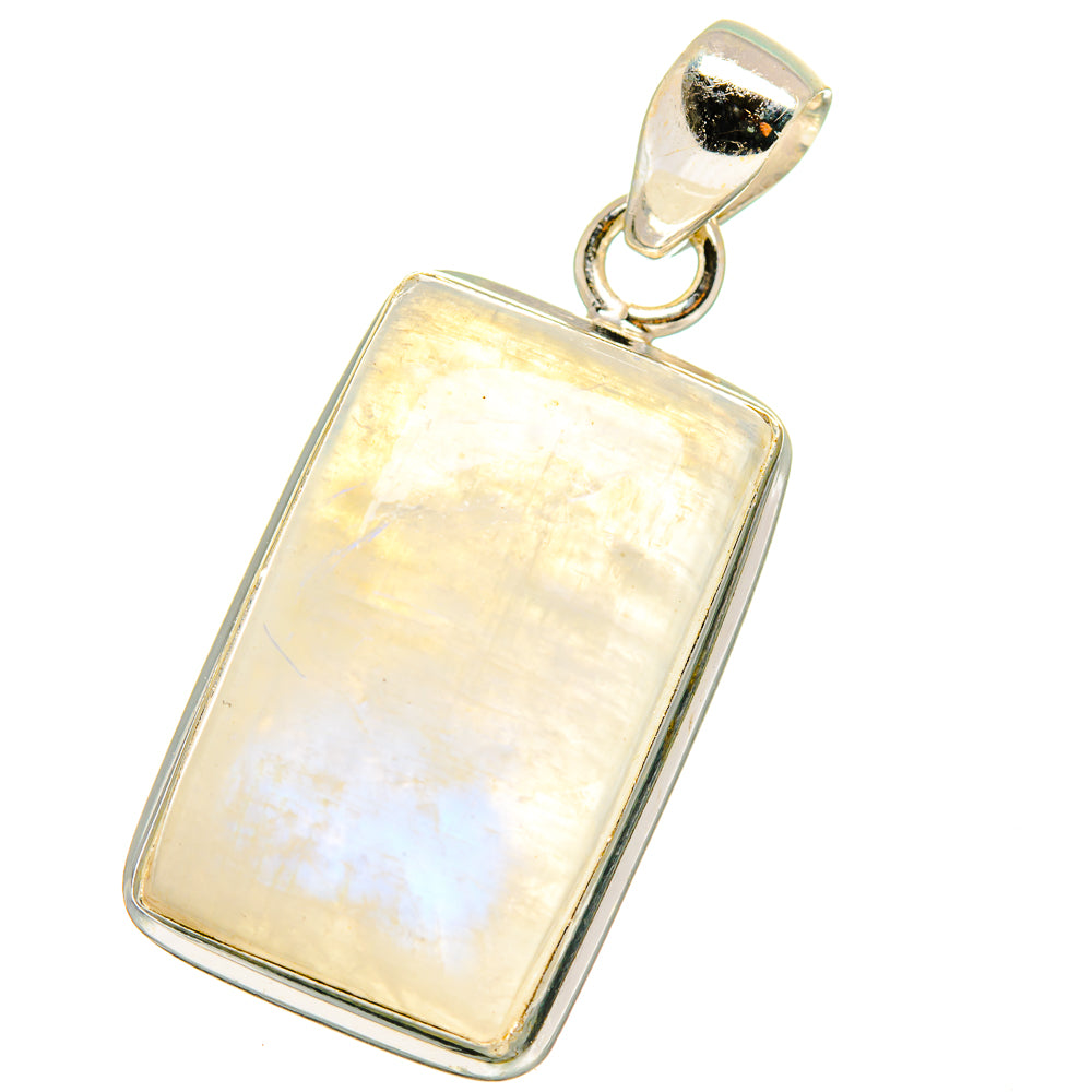 Rainbow Moonstone Pendants handcrafted by Ana Silver Co - PD14105