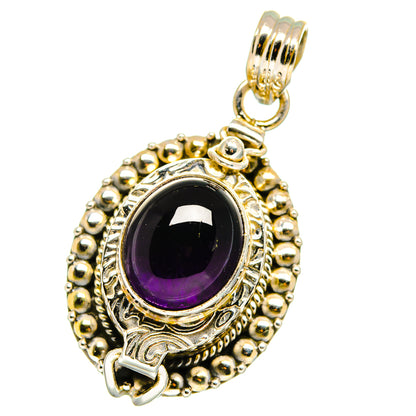 Amethyst Pendants handcrafted by Ana Silver Co - PD14111