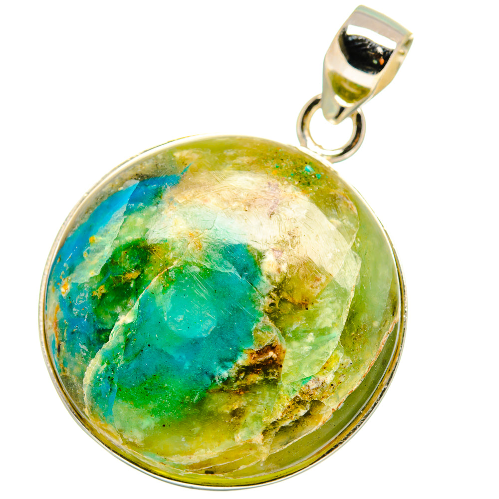 Peruvian Opal Pendants handcrafted by Ana Silver Co - PD14117