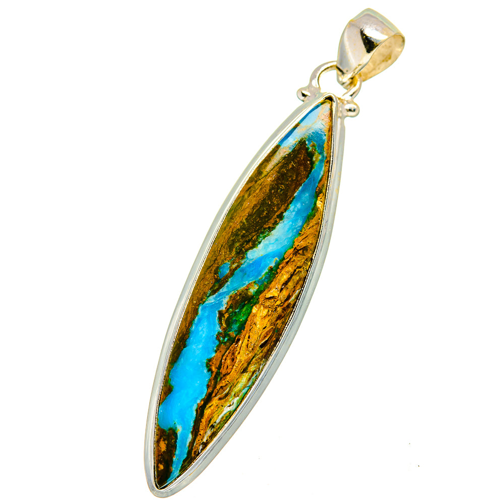 Peruvian Opal Pendants handcrafted by Ana Silver Co - PD14119