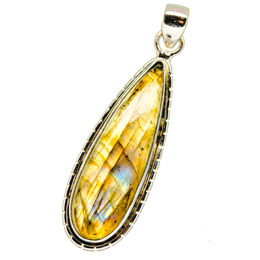 Labradorite Pendants handcrafted by Ana Silver Co - PD14136