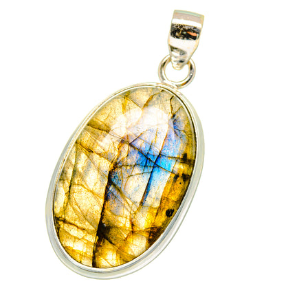 Labradorite Pendants handcrafted by Ana Silver Co - PD14141