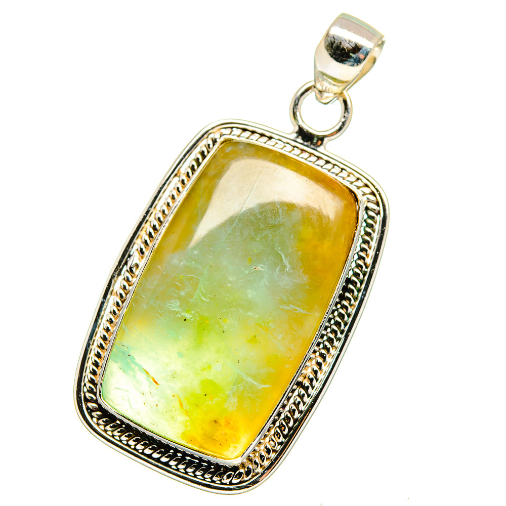 Peruvian Opal Pendants handcrafted by Ana Silver Co - PD14150