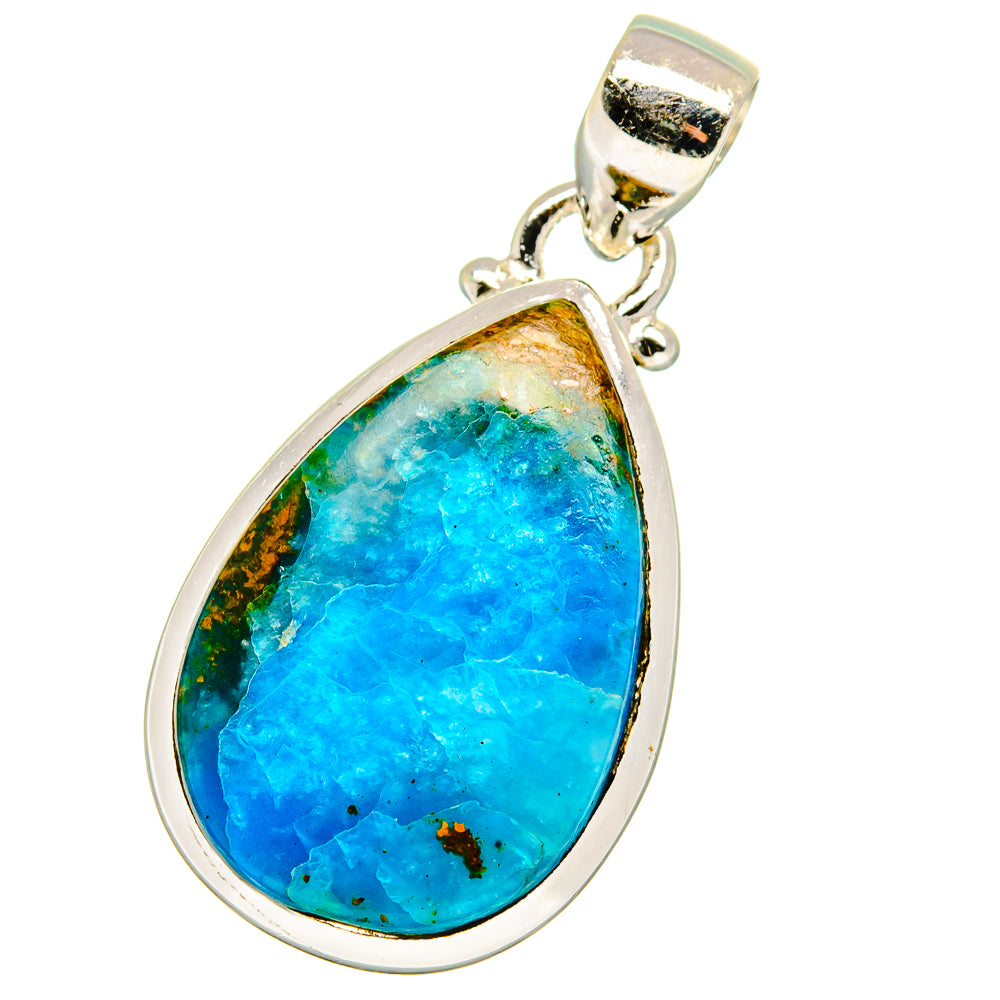 Peruvian Opal Pendants handcrafted by Ana Silver Co - PD14155