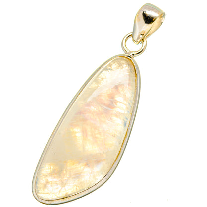 Rainbow Moonstone Pendants handcrafted by Ana Silver Co - PD14157