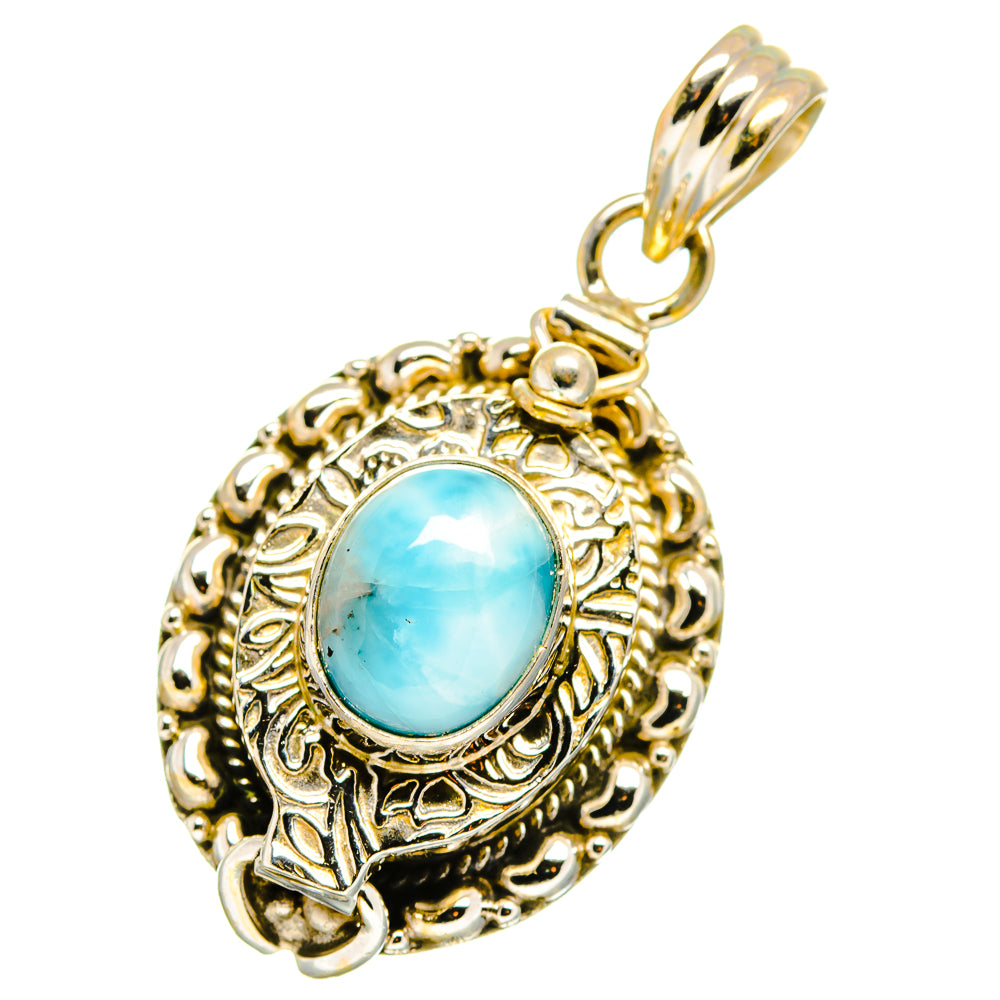 Larimar Pendants handcrafted by Ana Silver Co - PD14166