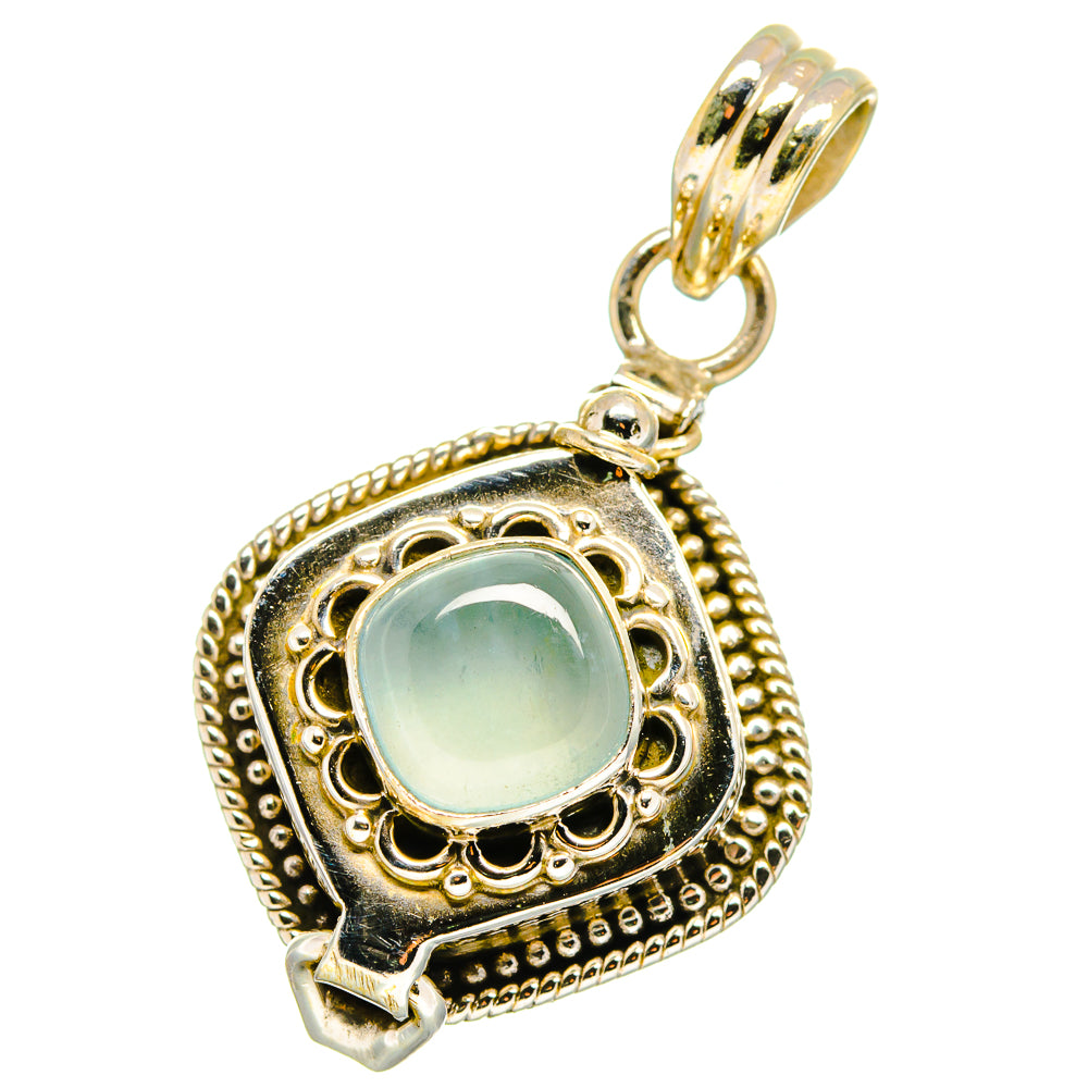 Aquamarine Pendants handcrafted by Ana Silver Co - PD14168