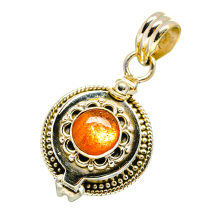 Sunstone Pendants handcrafted by Ana Silver Co - PD14172