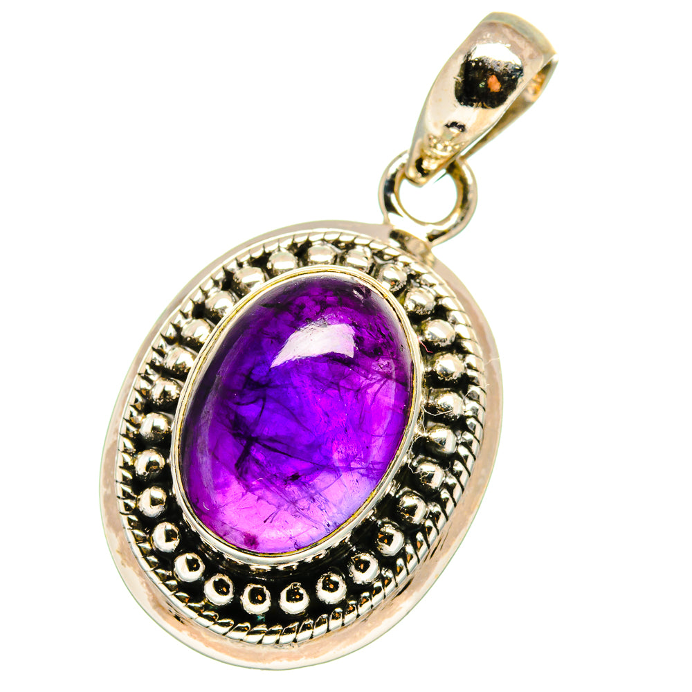 Amethyst Pendants handcrafted by Ana Silver Co - PD14173