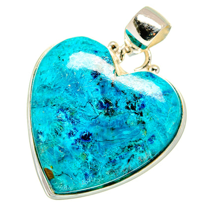 Chrysocolla Pendants handcrafted by Ana Silver Co - PD14179