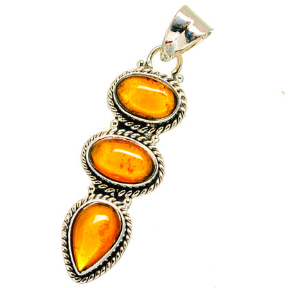 Carnelian Pendants handcrafted by Ana Silver Co - PD14185
