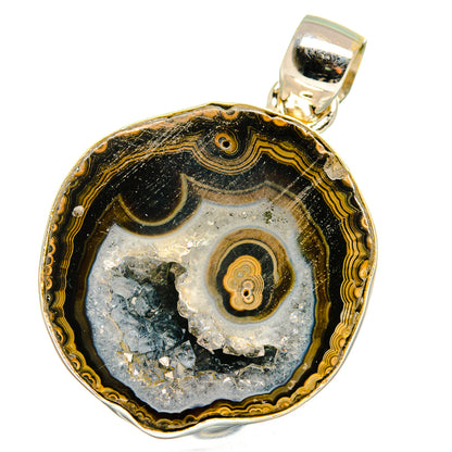 Schalenblende Druzy Pendants handcrafted by Ana Silver Co - PD14190