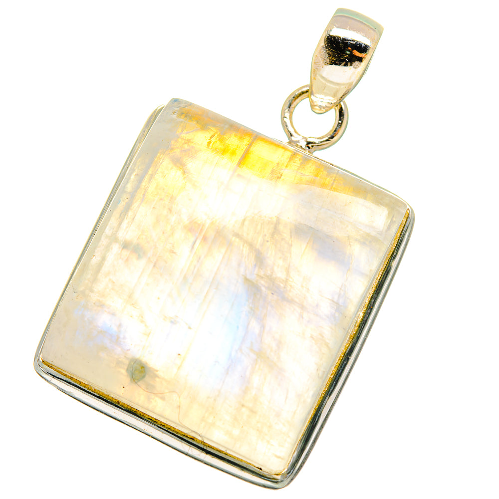 Rainbow Moonstone Pendants handcrafted by Ana Silver Co - PD14219