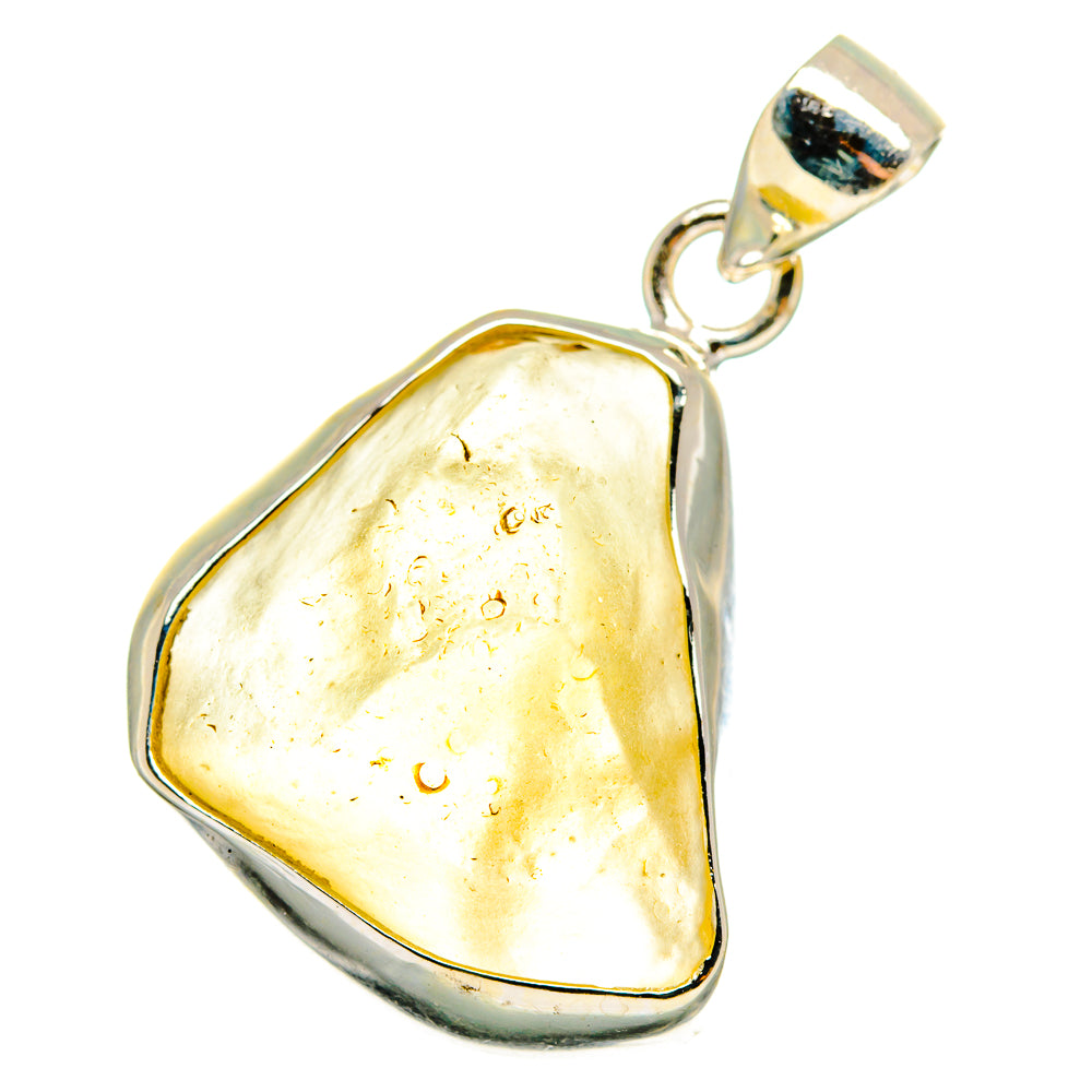 Libyan Desert Glass Pendants handcrafted by Ana Silver Co - PD14222