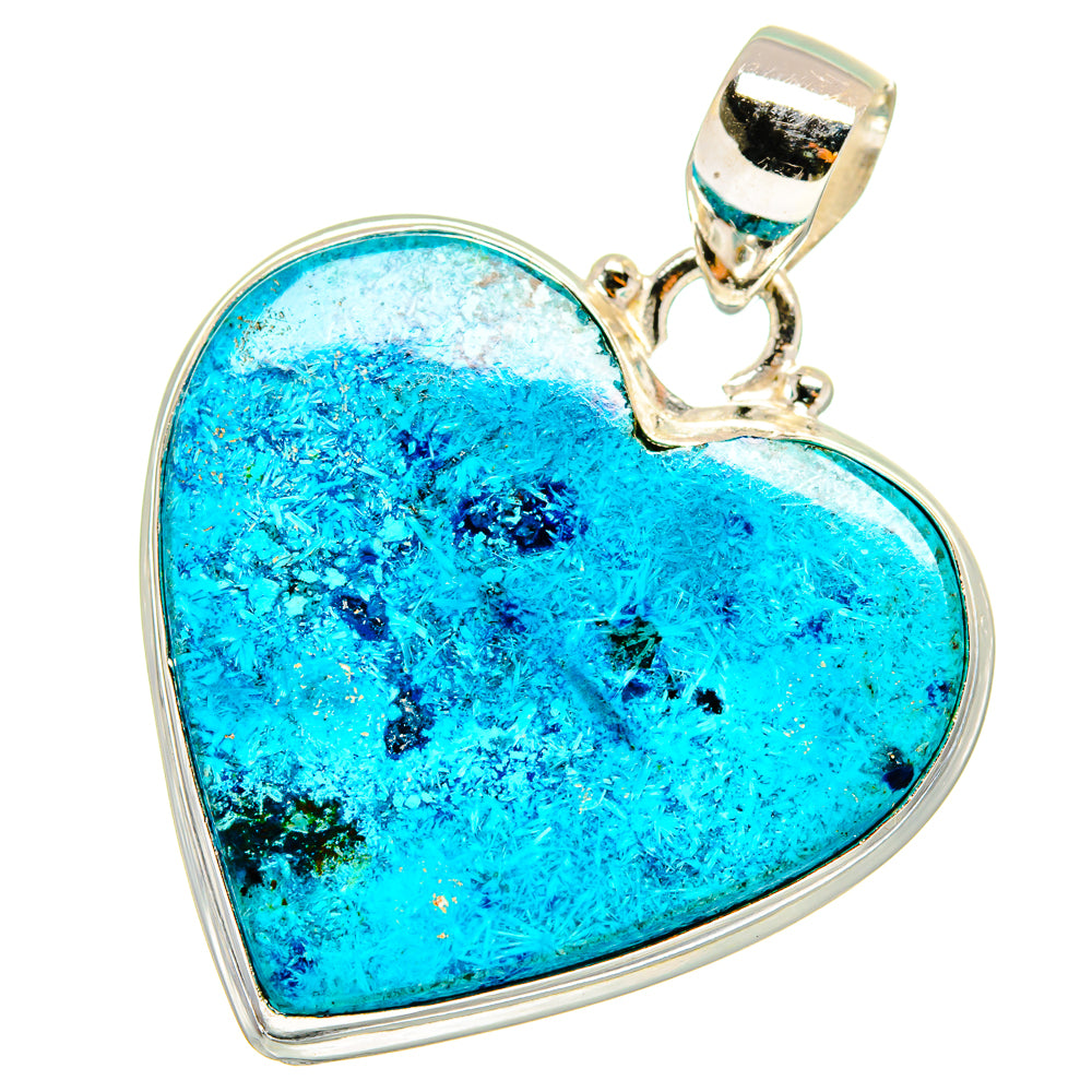 Chrysocolla Pendants handcrafted by Ana Silver Co - PD14227