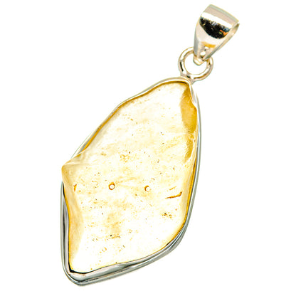 Libyan Desert Glass Pendants handcrafted by Ana Silver Co - PD14230