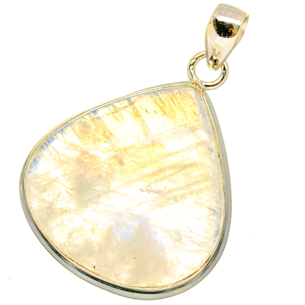 Rainbow Moonstone Pendants handcrafted by Ana Silver Co - PD14251