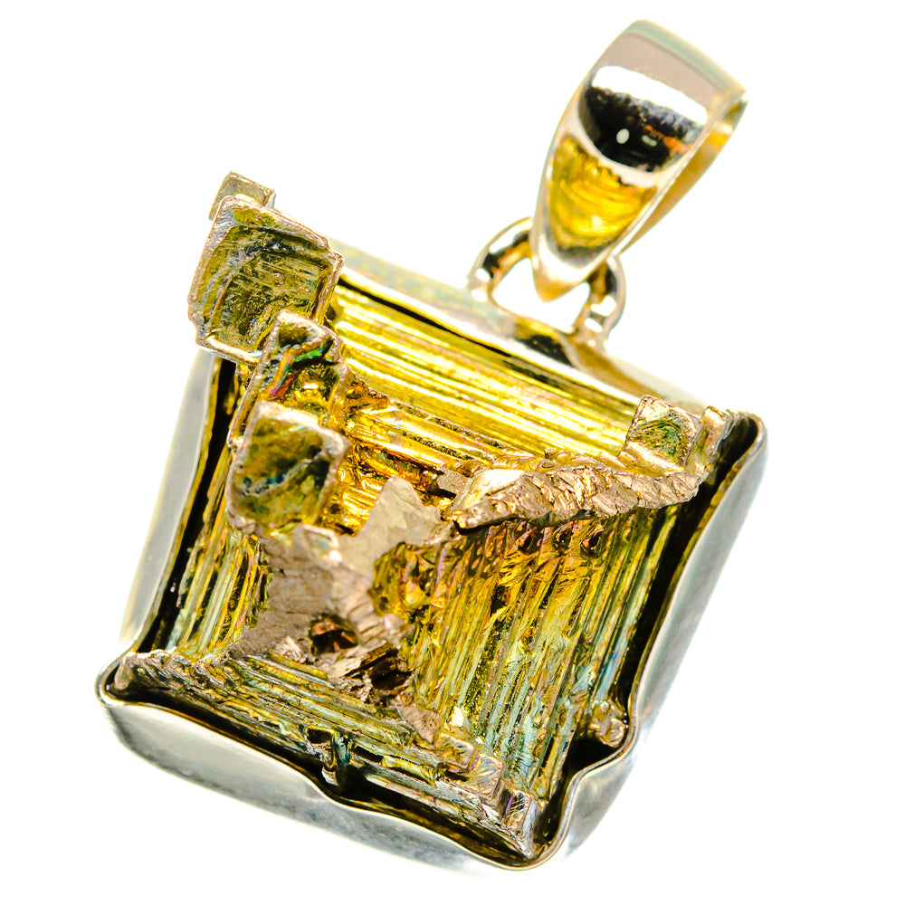 Bismuth Crystal Pendants handcrafted by Ana Silver Co - PD14255