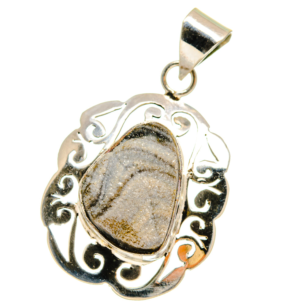 Desert Druzy Pendants handcrafted by Ana Silver Co - PD14259