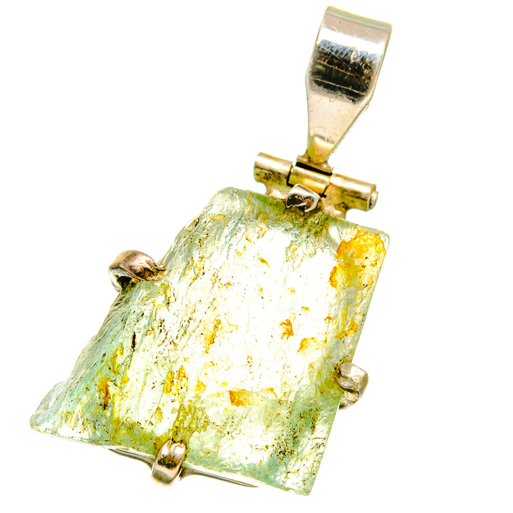 Prehnite Pendants handcrafted by Ana Silver Co - PD14265