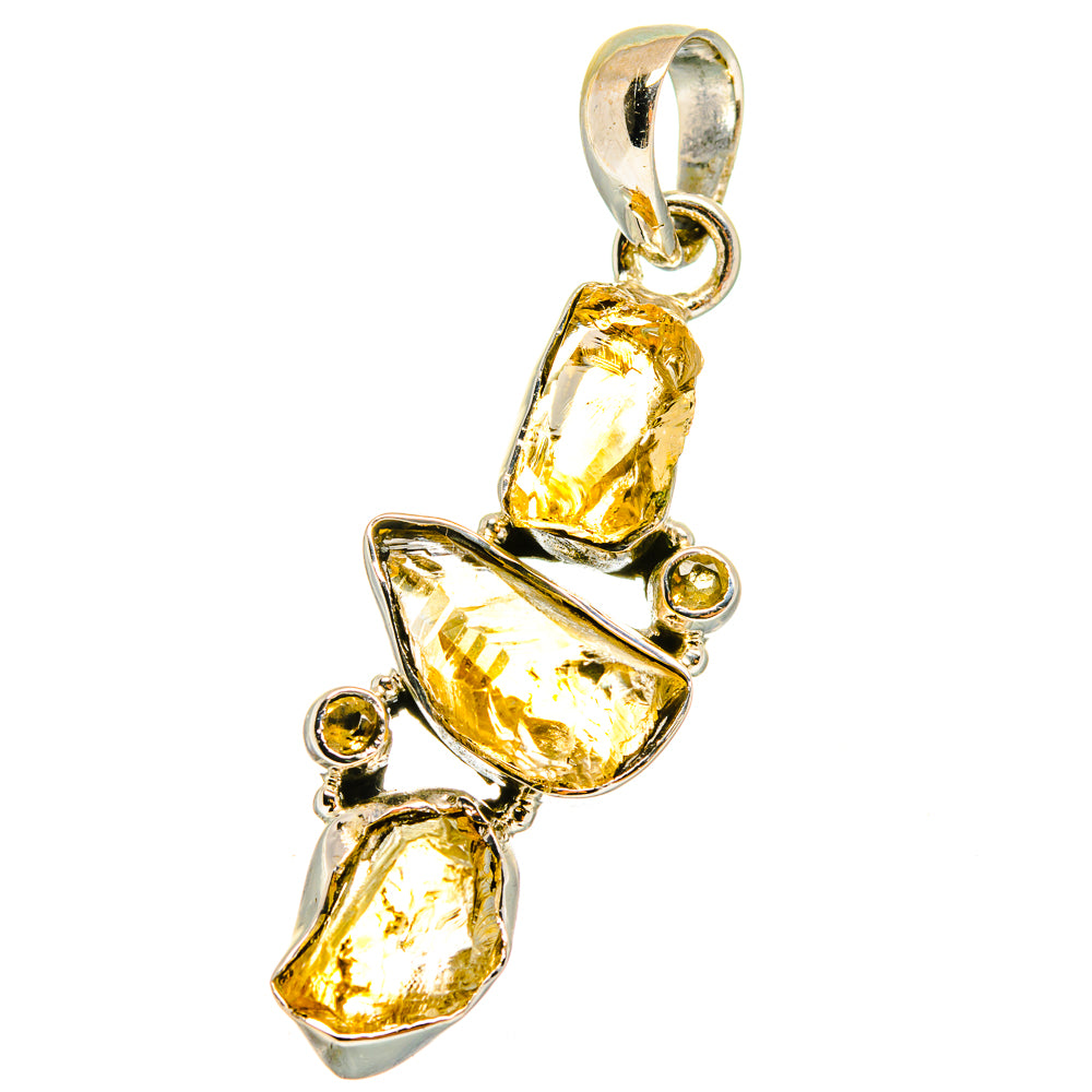 Citrine Pendants handcrafted by Ana Silver Co - PD14266