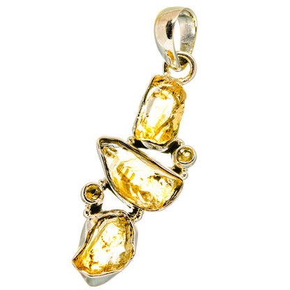 Citrine Pendants handcrafted by Ana Silver Co - PD14266