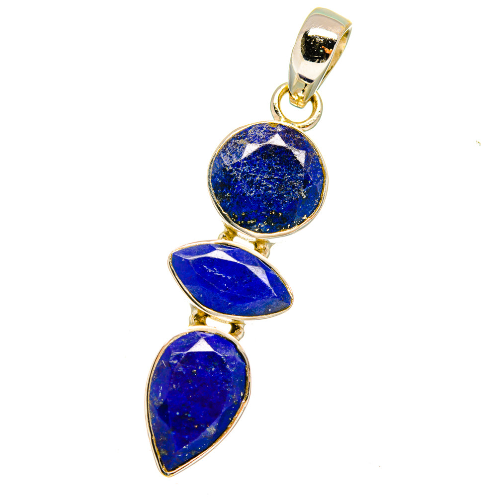 Lapis Lazuli Pendants handcrafted by Ana Silver Co - PD14281