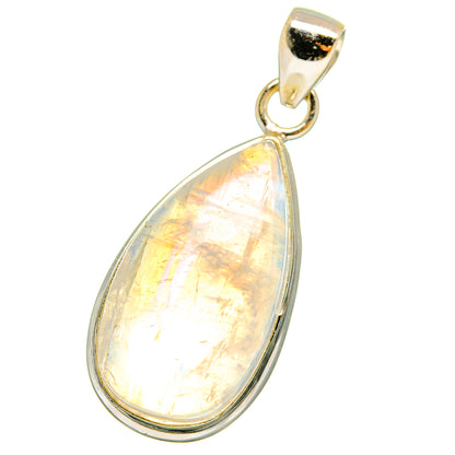 Rainbow Moonstone Pendants handcrafted by Ana Silver Co - PD14288